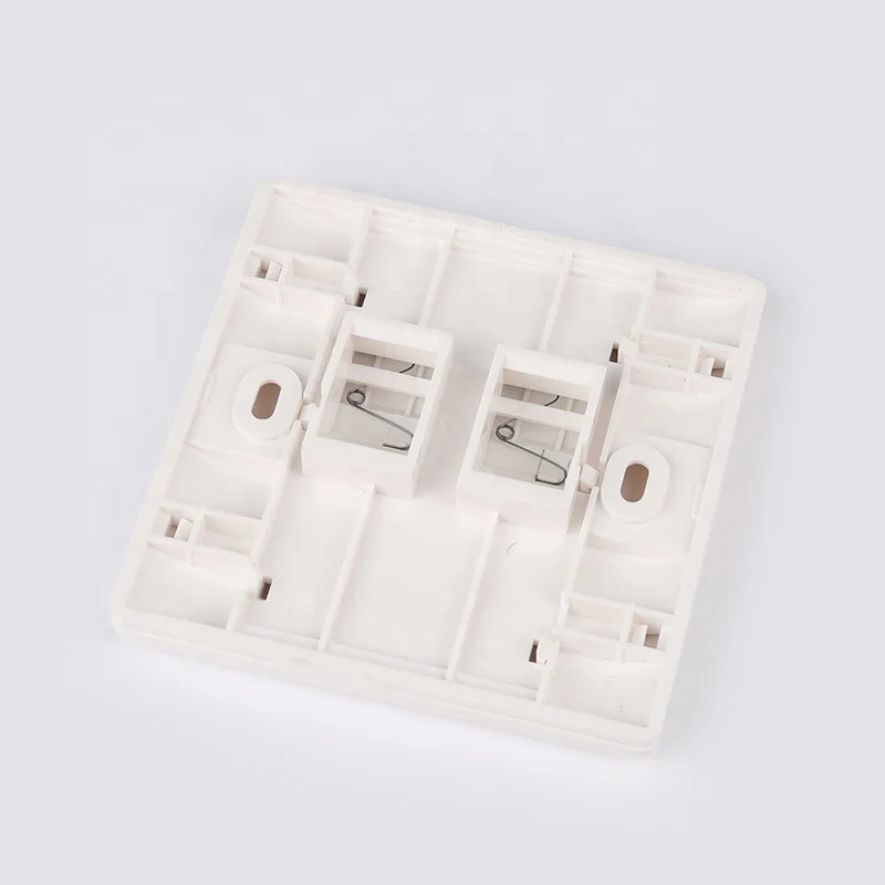 Пластиковая сетевая лицевая пластина 86 типа белая утолщенная панель настенная лицевая пластина 1 порт для продажи