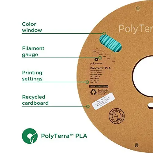 Polymaker PolyTerra PLA нить 1 75 мм 1кг матовая 3d для принтера