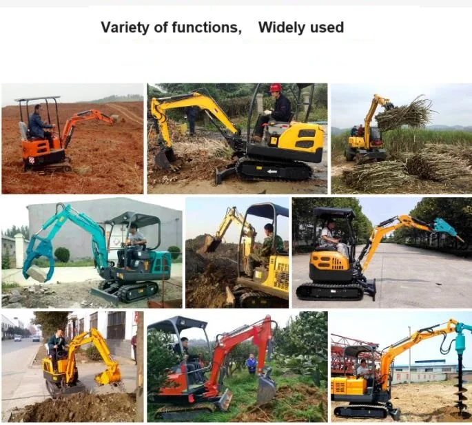excavator working