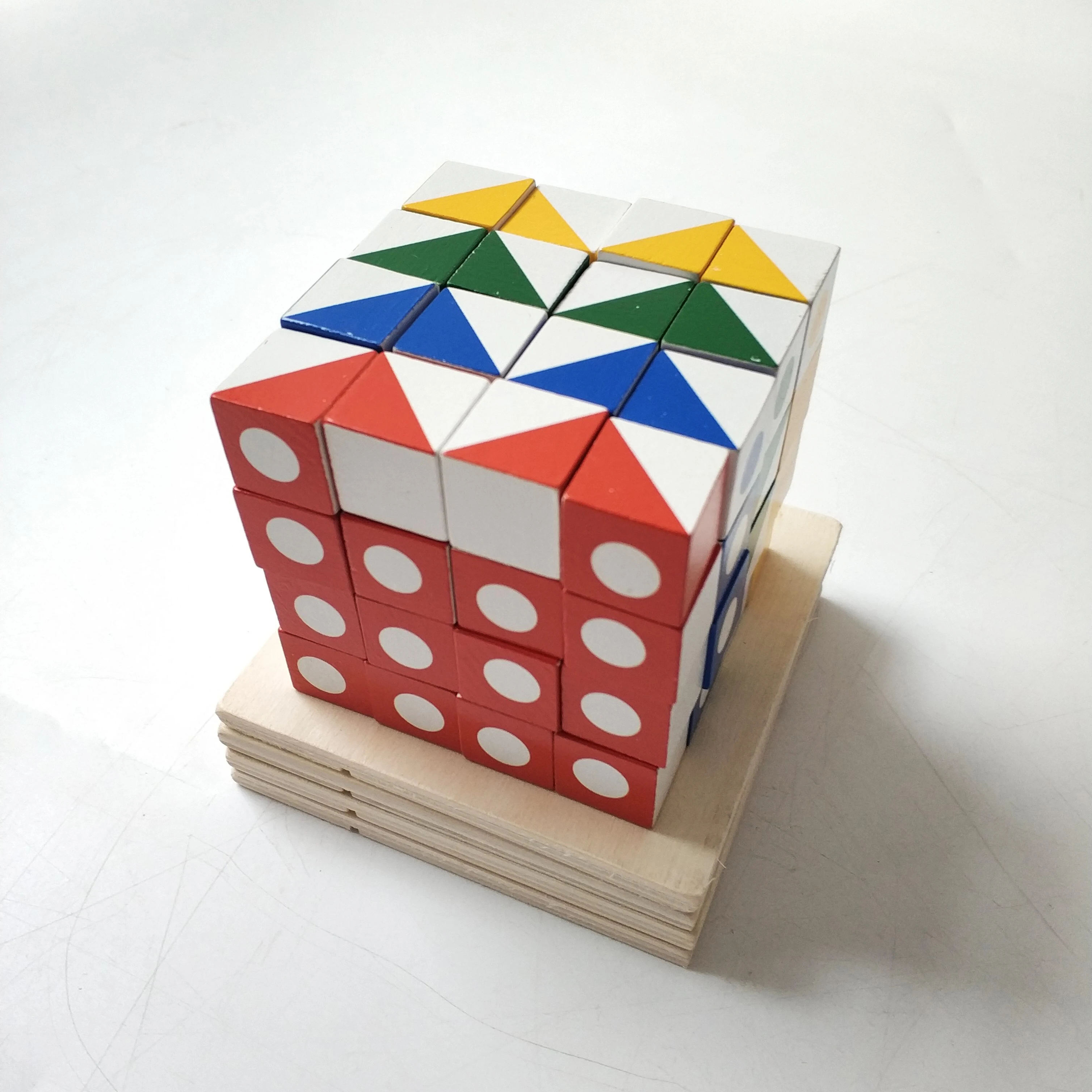 Игра для дошкольников, Семейная Игра, деревянные Обучающие игрушки, строительные блоки Brainstorm, строительные кубики Q-bitz