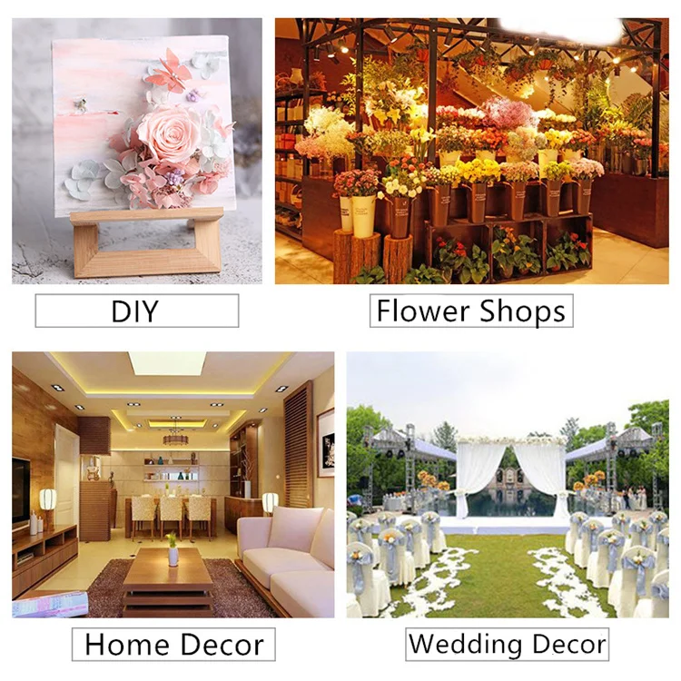 Wholesale Mothers Day Valentine Day Wedding Best Wishes Luxury Gift Musical Rose Bear Eternal Roses In Pvc Acrylic Jewelry Box