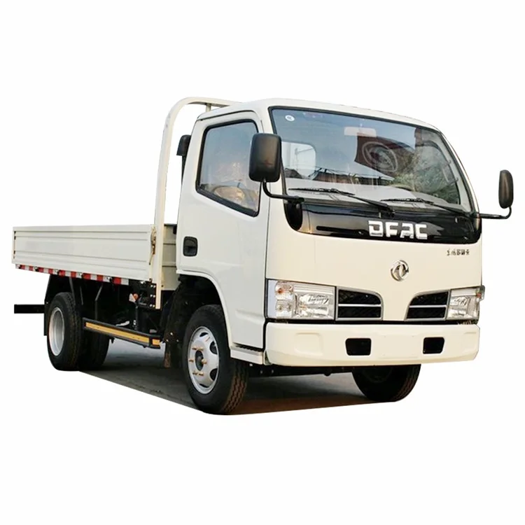 
 Dongfeng fob цена единая кабина 102hp 4x2 Руководство 6 тонн Однорядный евро 2 дизельный фургон грузовые автомобили  