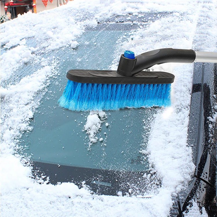 
 Многофункциональная Регулируемая длинная ручка щетка для снега автомобиля и съемный роскошный скребок для льда  