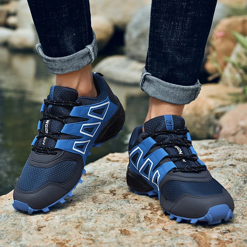 Кроссовки мужские прогулочные, дышащие сетчатые, модная Повседневная Удобная универсальная обувь для активного отдыха, летние кроссовки