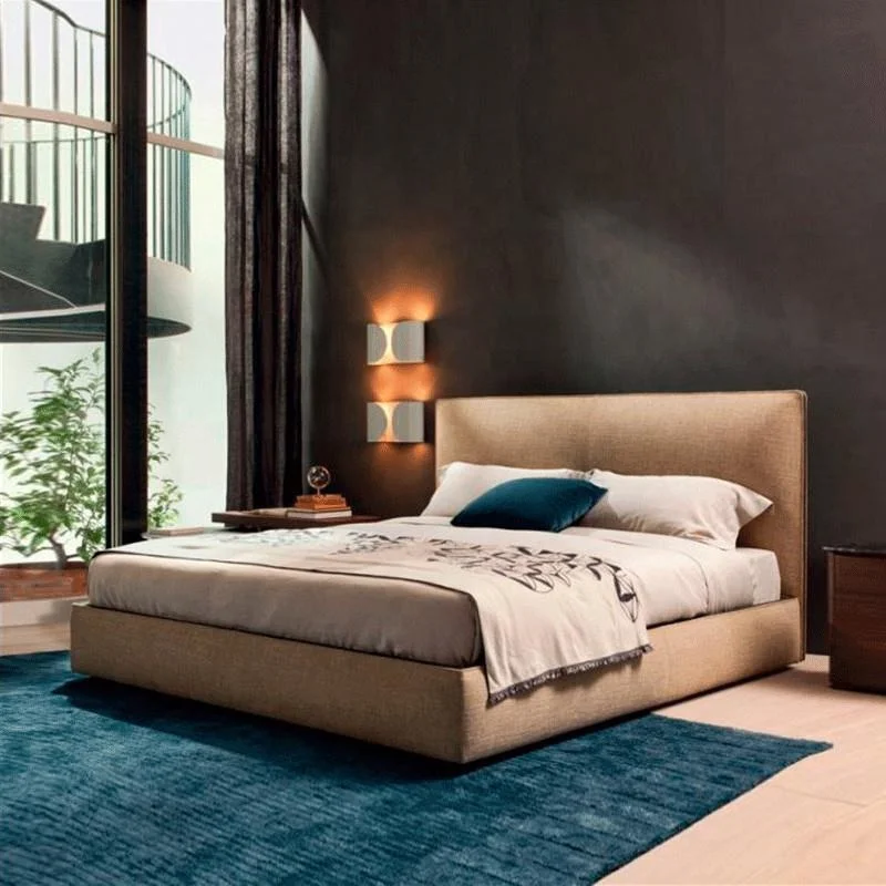 Мягкая платформа, рама для кровати, матрас, основание, деревянная подставка, светло-серая мебель для спальни