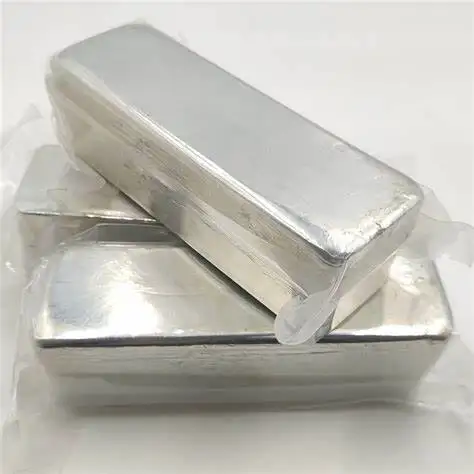 Антимональные слитки stibium sb из металла купить чистый cas серый цвет