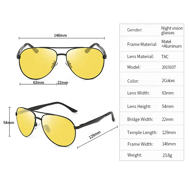 Антибликовые солнцезащитные очки для вождения для женщин и мужчин с защитой от УФ-излучения 400