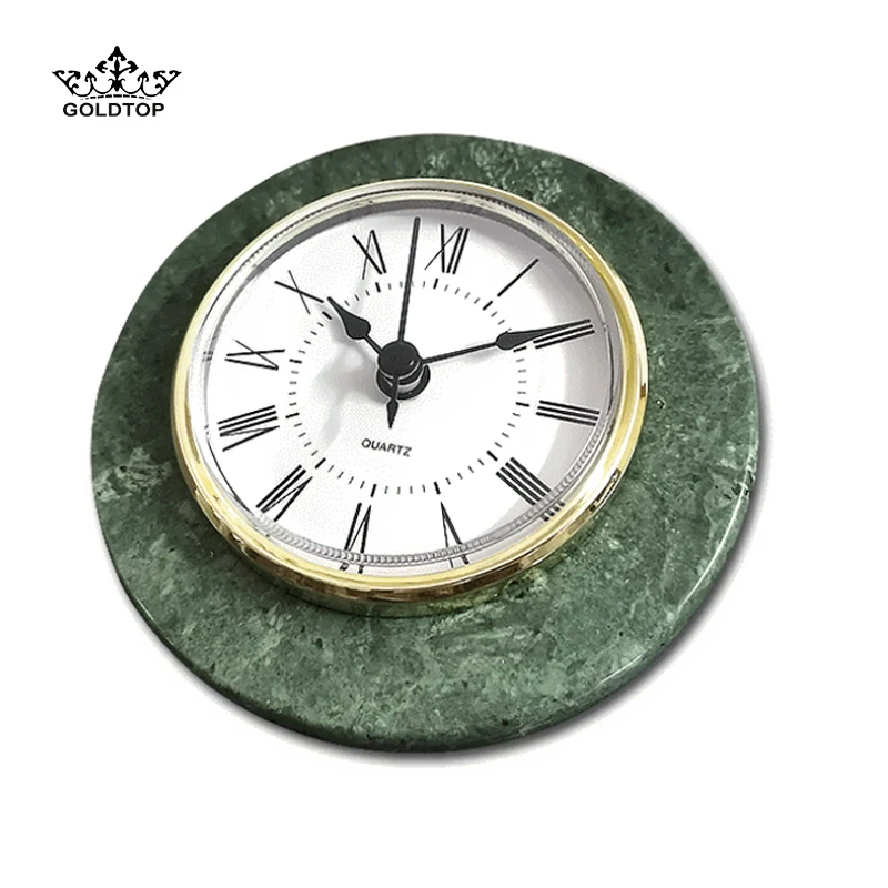 Практичные мраморные часы Goldtop Stone Craft для украшения