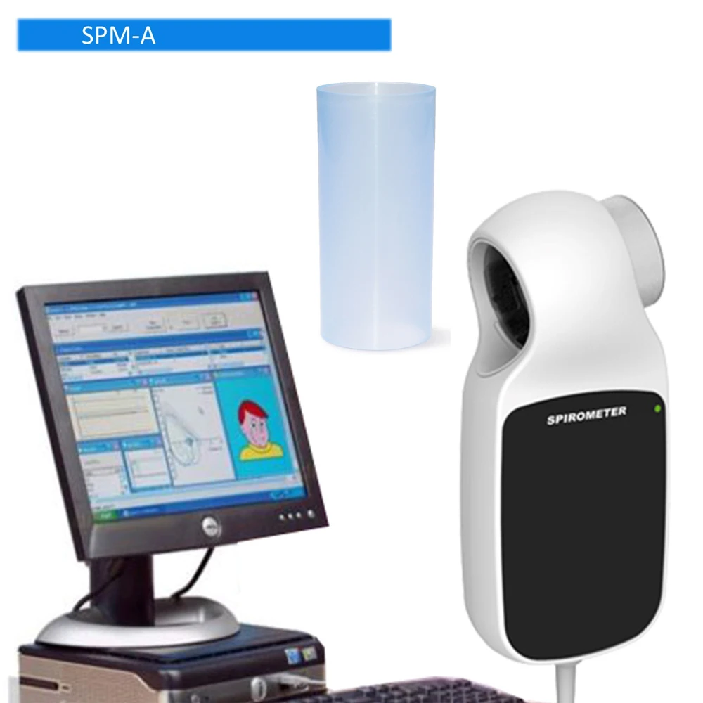 Contec Дешевое медицинское цифровой Bt спирометр SPM-A портативный легкое дыхание диагностический Спирометрия