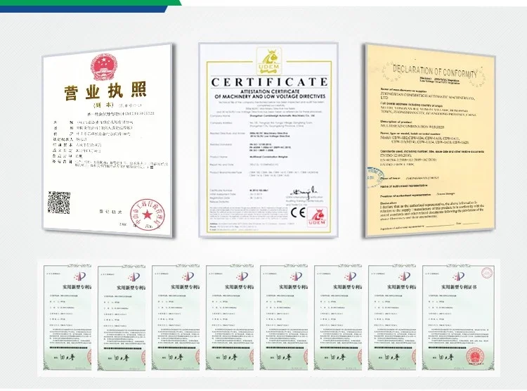 Our Certificate
