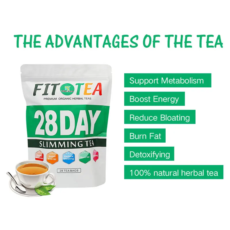 
100% органический натуральный травяной чай, чай для сильного похудения и похудения, 14 дней/28 дней, Детокс-чай с частным ярлыком, бесплатный дизайн 