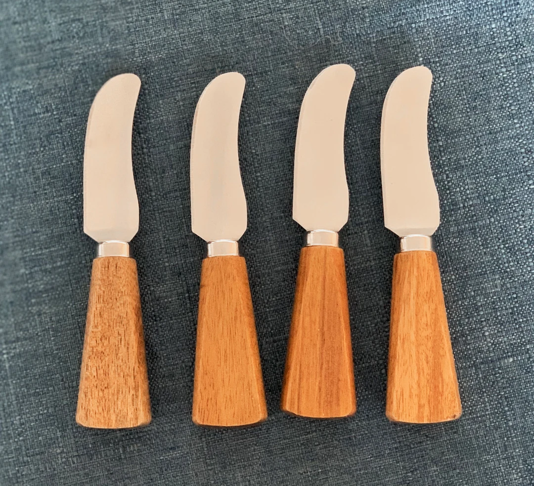 Homsense нож для сыра нож для масла из нержавеющей стали с деревянной ручкой для сыра десерта соуса варенья лопатка инструмент