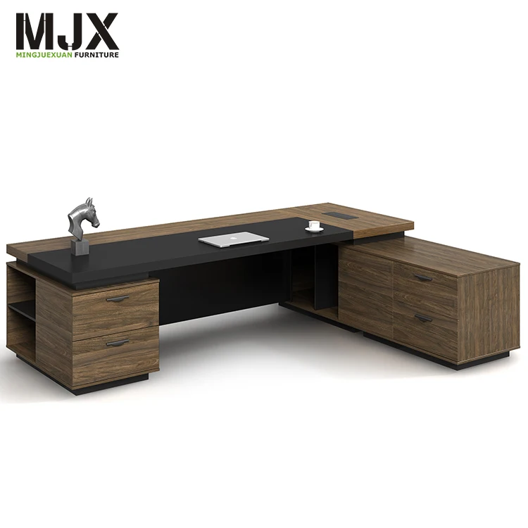 Офисная мебель высокого класса MFC офисный стол руководителя в форме l с дизайном