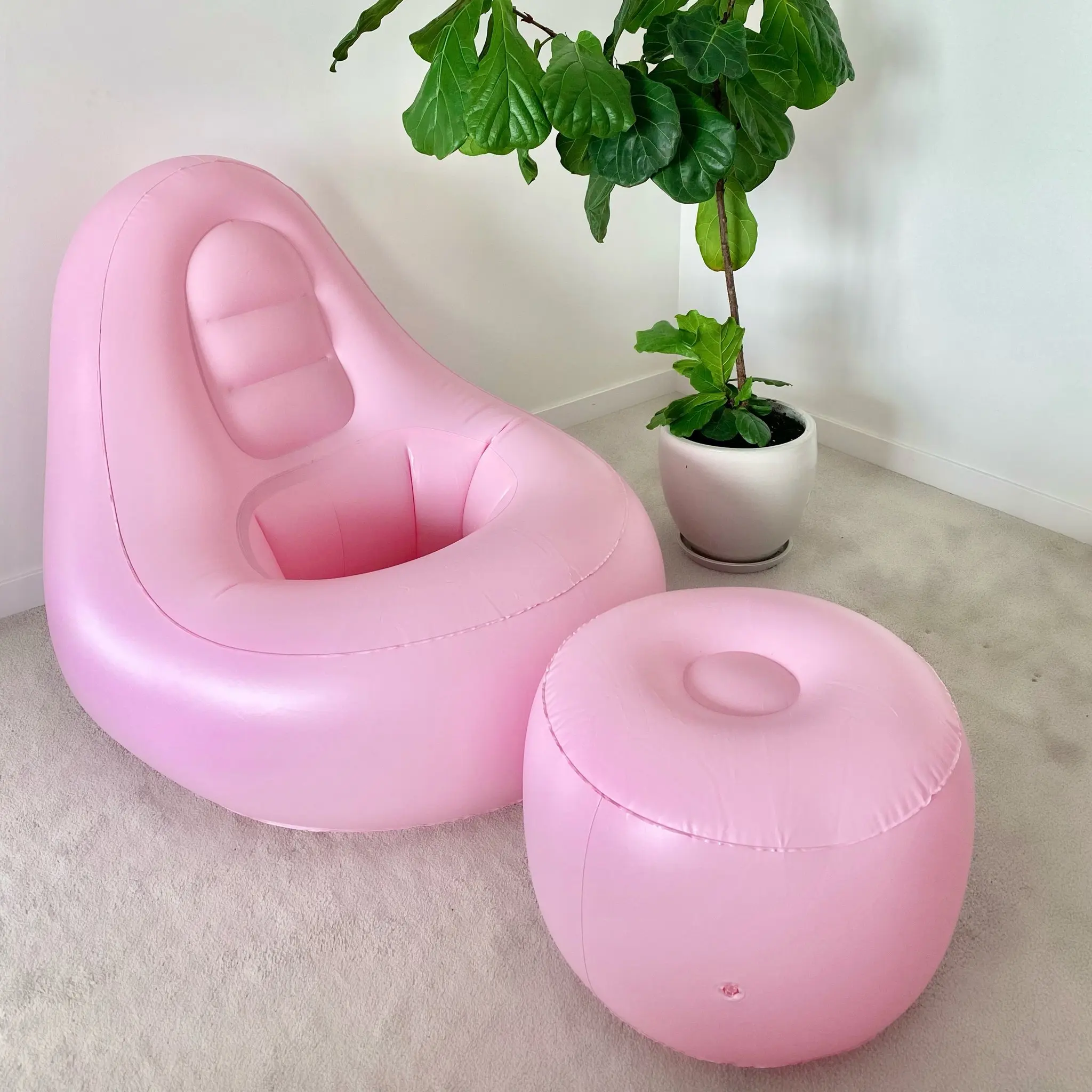 
 Пользовательский Восстанавливающий диван Bbl, розовое кресло с отверстиями, уход за столбом, надувное кресло с оттоманкой  