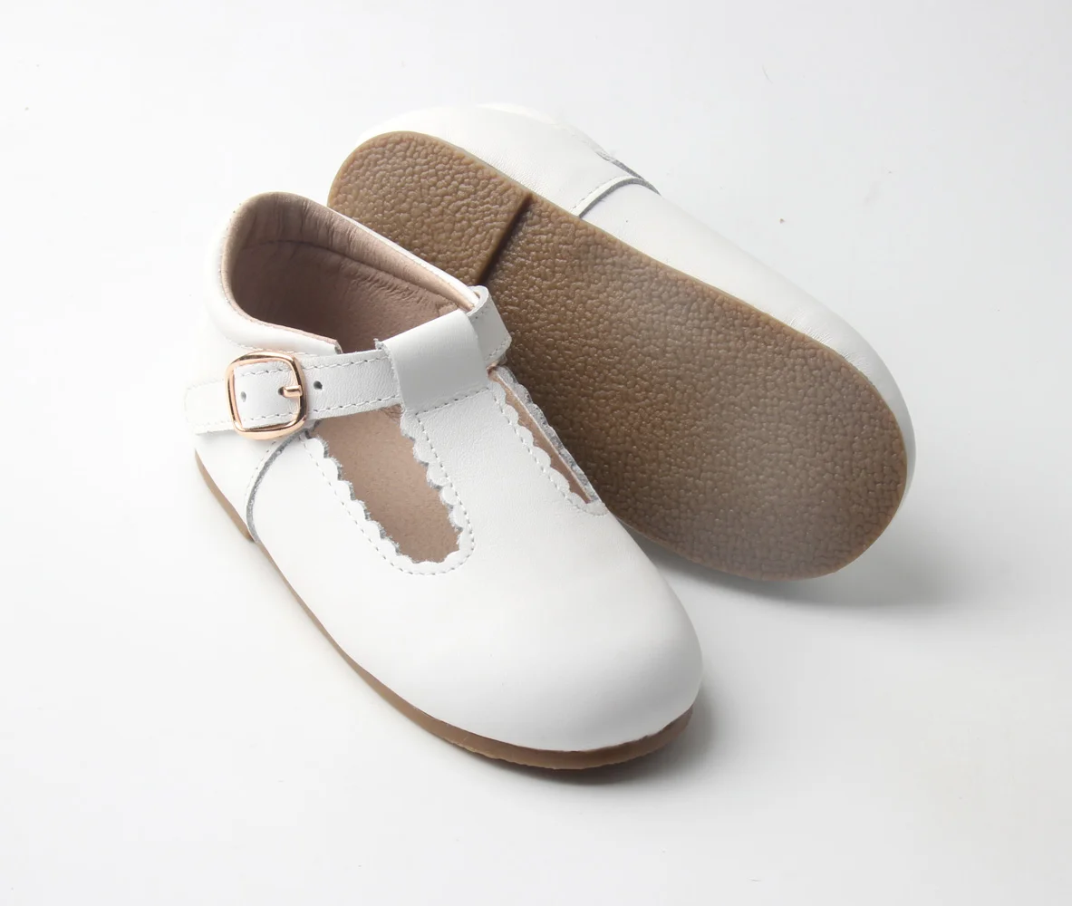 
 2021 кожаная детская обувь; Красивая обувь Мэри Джейн с мягкой подошвой и Т-образным ремешком для девочек; Фабричная обувь  