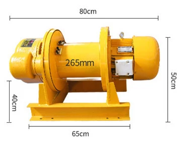 1 2 3 5 10 ton various speed electr winch for construction site and marine