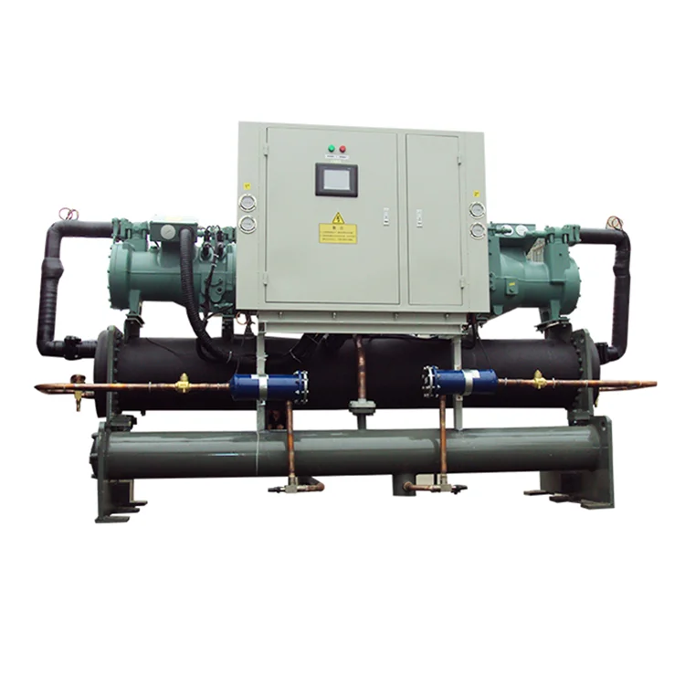 
 Индивидуальный винтовой водяной охладитель мощностью 400 кВт с морским и промышленным охлаждением  