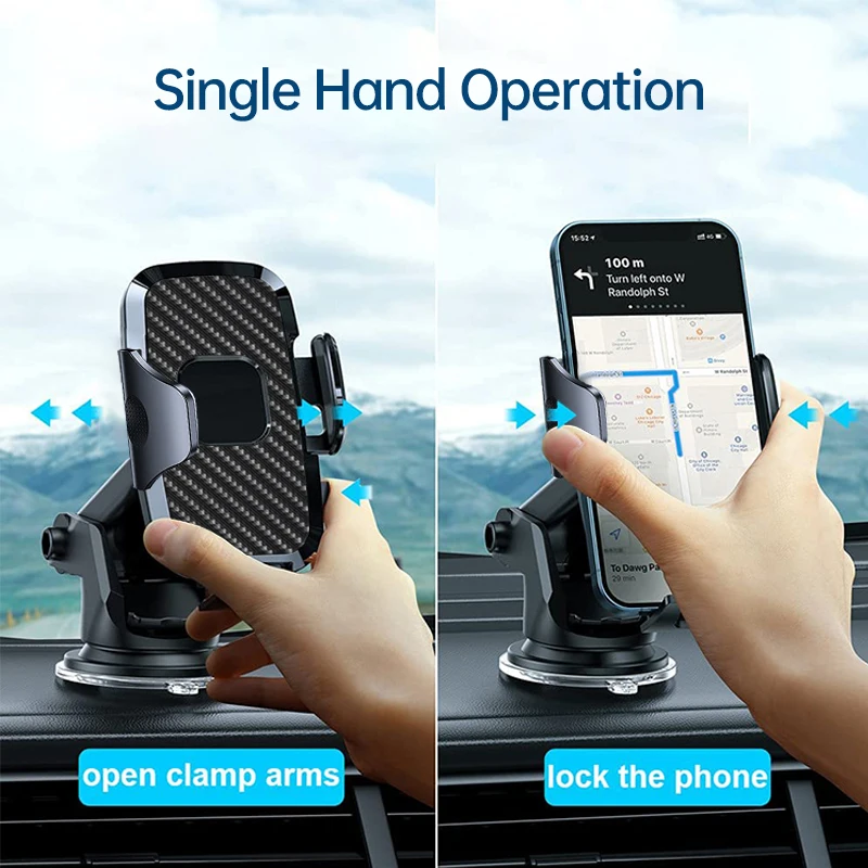 2021 New Products Dashboard Foldable 360 Degree Rotation Universal Desktop Flexible Car Mobile Phone Holders