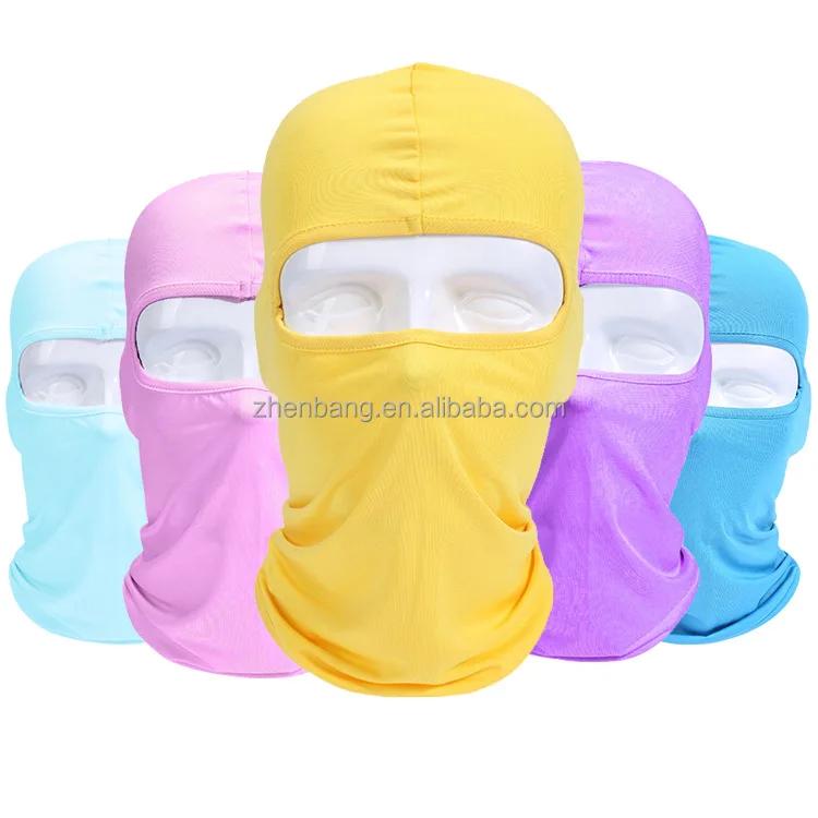 Балаклава, Балаклава, капюшон GOLOVEJOY XTJ22, оптовая продажа, индивидуальная Спортивная маска для лица из ледяного шелка с 1 отверстием, вышитый логотип, обычная велосипедная маска Bl