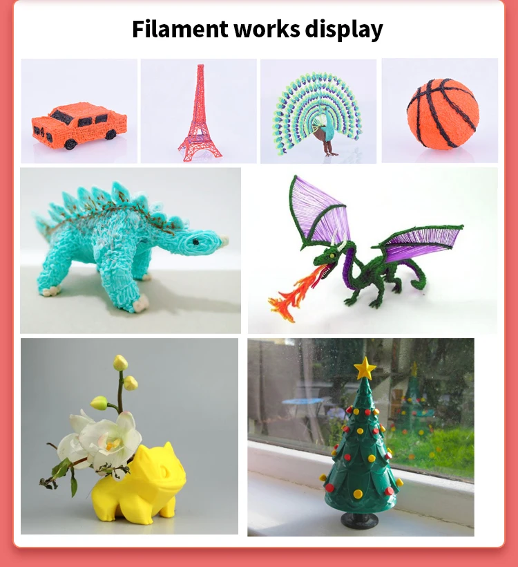 3D Print Pen Pla Filament Refills 1.75mm 1Kg PLA ABS PCL 3D Printer Printing Filaments 3D Pla Filament 1.75mm 