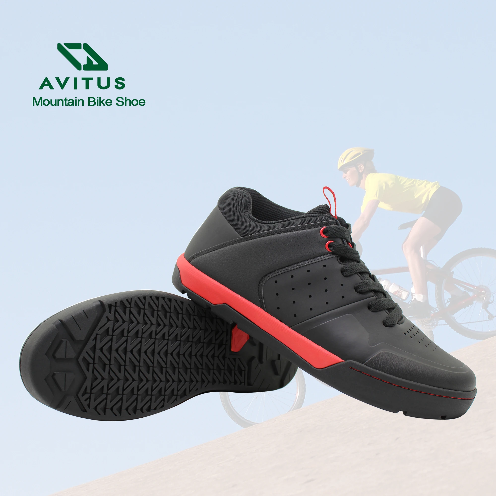 
 Обувь для горного велосипеда avзуд, обувь для велоспорта на плоской подошве, прочная и с хорошей защитой для носка  