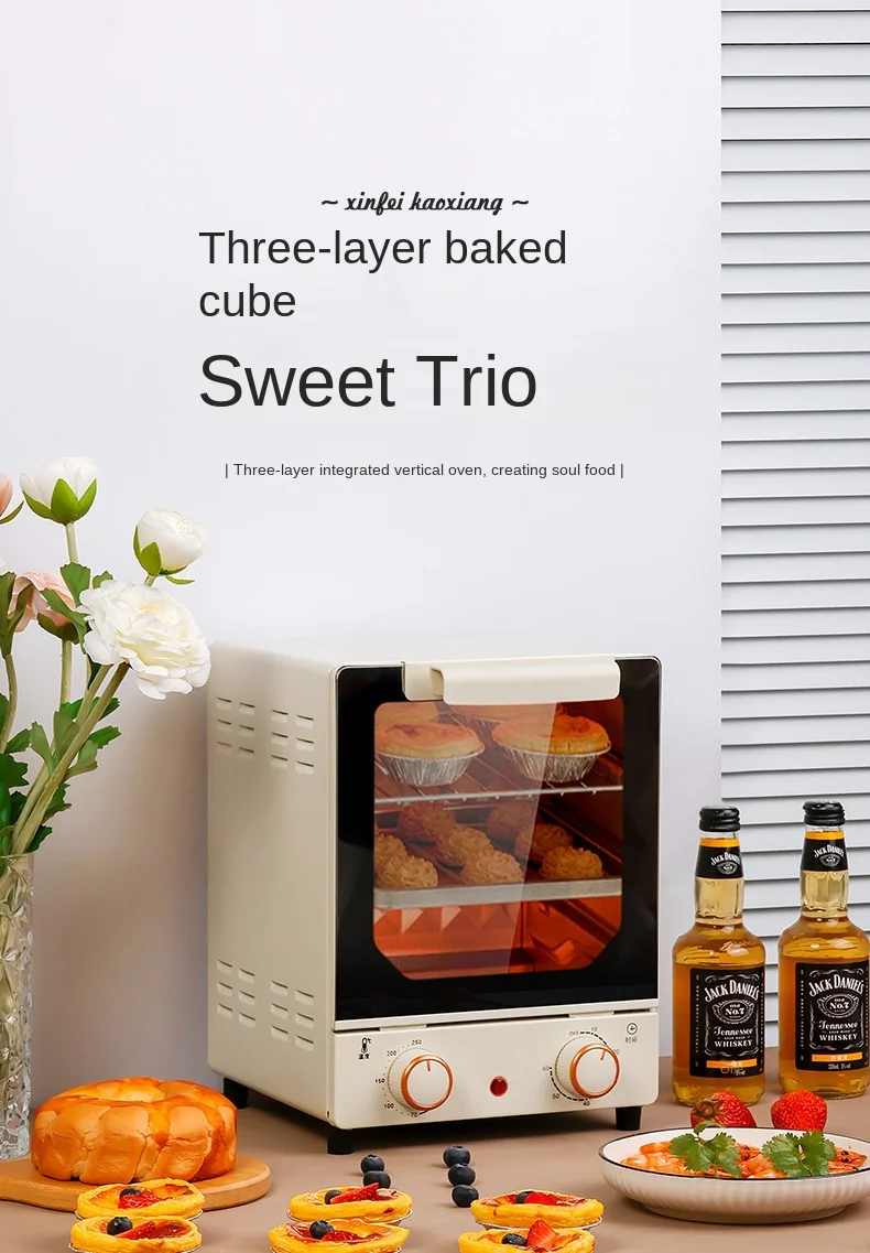 14L Portable OTG Mini Electrical Toaster Oven Pizza Baking Rohs Certified Steel Customized Power Warm Timer OEM Parts Sales
