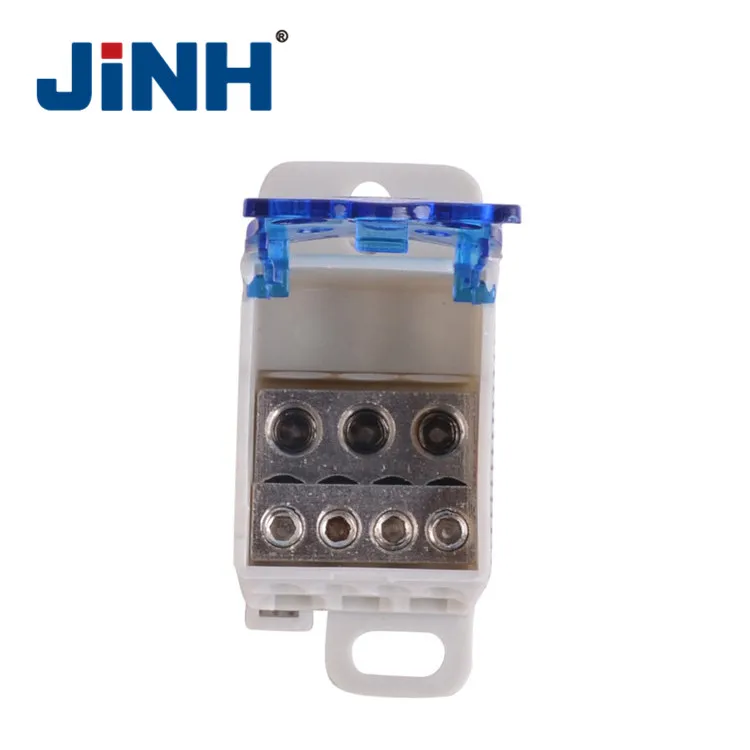
JINH серия JHUKK Высококачественная Din-рейка, однополярная водонепроницаемая распределительная коробка 
