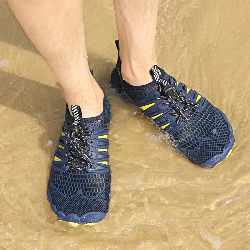 Нескользящая спортивная обувь для мужчин и женщин, быстросохнущие носки для плавания, пляжа, серфинга, залива, бисероплетения, 5 пальцев