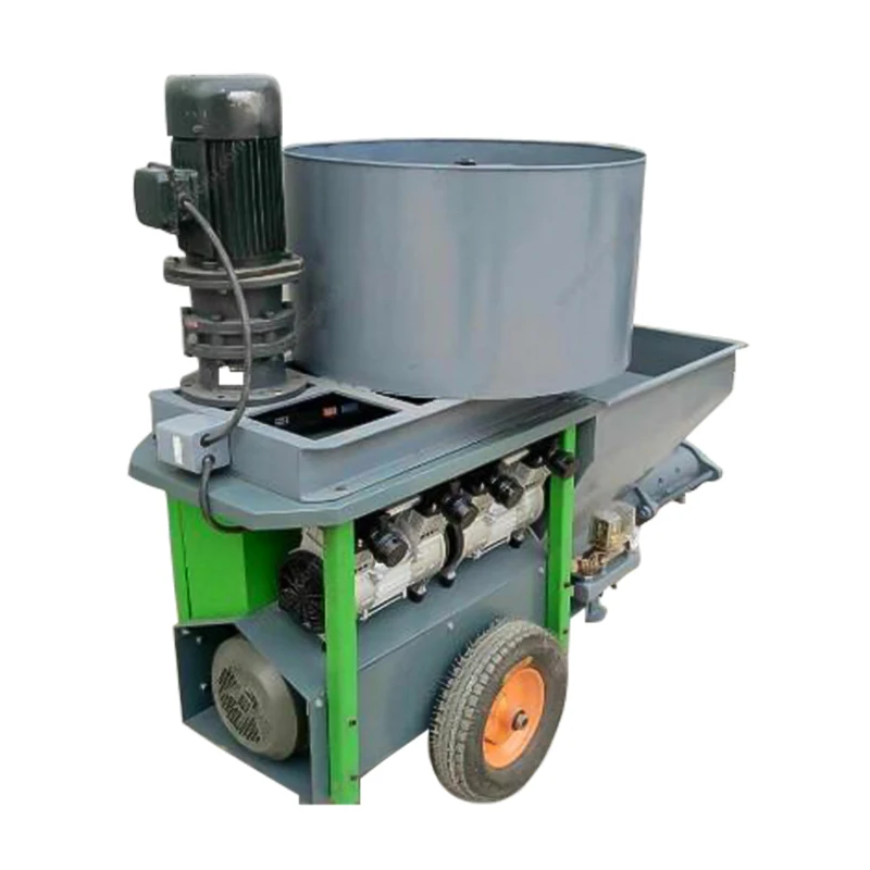 220 В мотор, автоматический насос для распыления пескоструйной растворы/машина для изготовления настенного цемента и штукатурки для строительства
