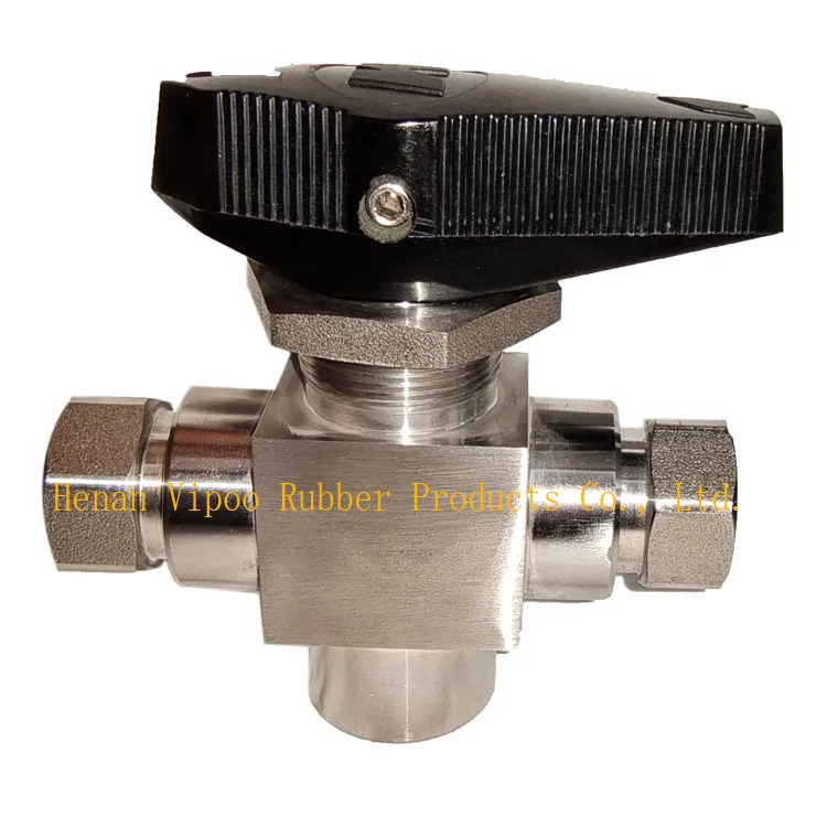 
 high pressure ball valve cng gas hose Trunnion ball valve two position three way stainless steel CNG gas machine  