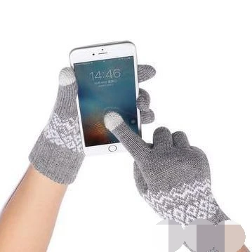 
Зимние волшебные перчатки Youki 2020, женские и мужские теплые эластичные вязаные шерстяные варежки с декоративным узором, акриловые перчатки 