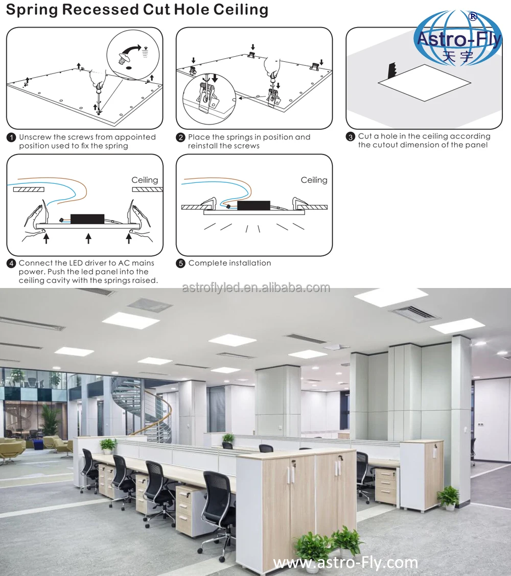 Spring Recessed Panel