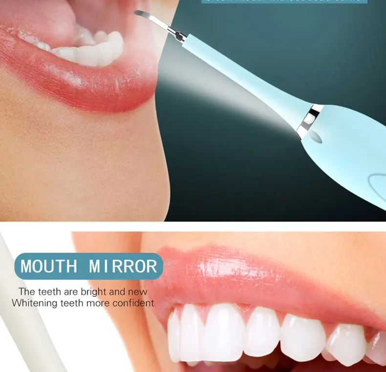 
 4 в 1 электрическая зубная щетка зубной камень жидкость для снятия Sonic зубная щётка для зубного камня светодиодный набор для чистки зубов с зеркалом  