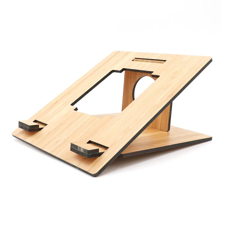 
Портативный складной настольный бамбуковый держатель для ноутбука настольная подставка для ноутбука 