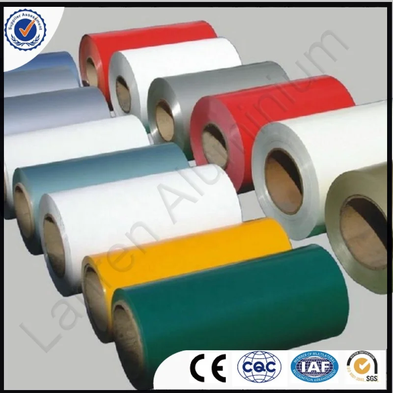 supply hight quality color aluminum coil stock with thickness 0.3mm 0.4mm 0.5mm & width 1000mm 1500mm