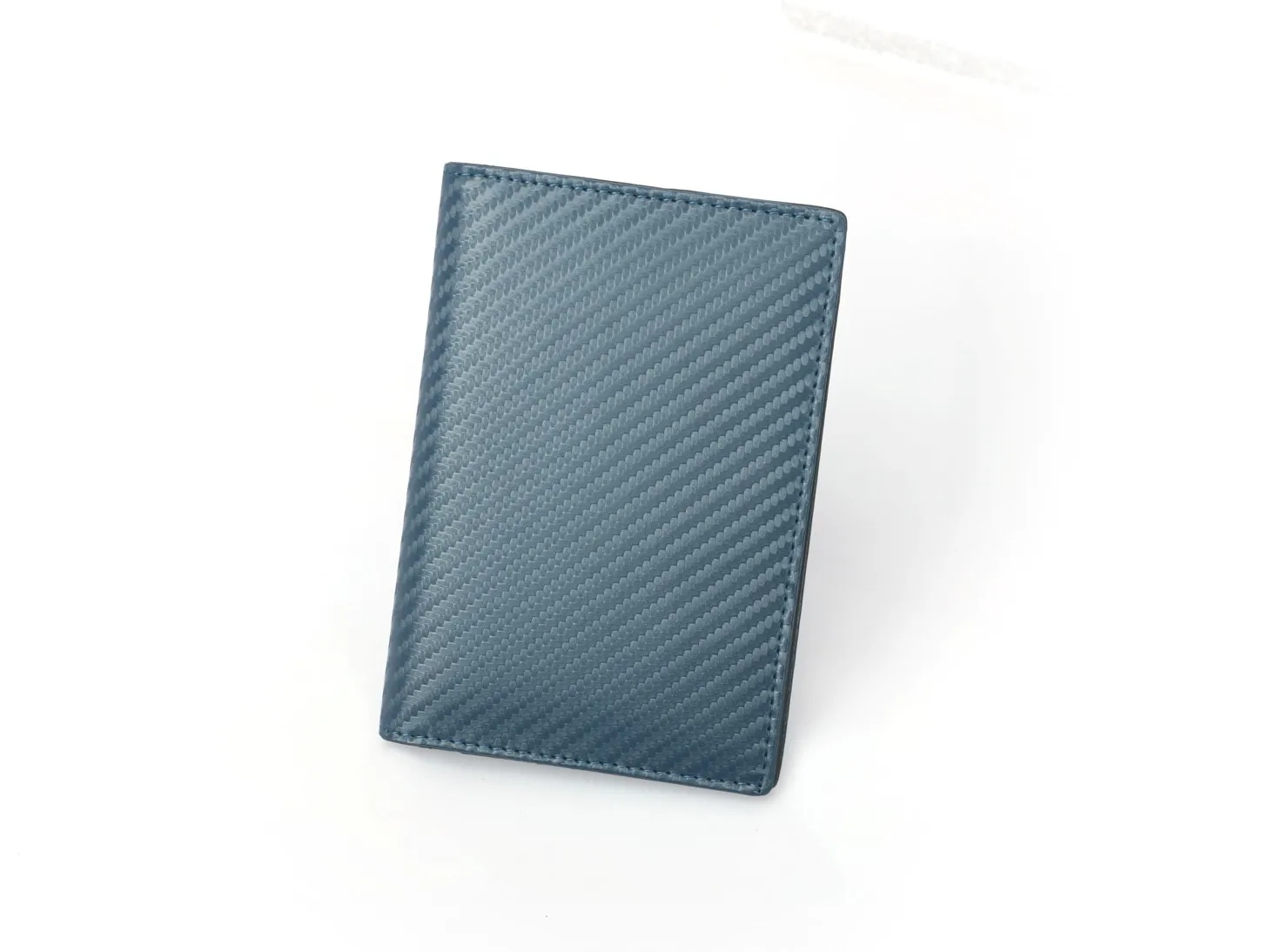 Кошелек из углеродного волокна для карт и паспорта новый RFID Бумажник простой практичный