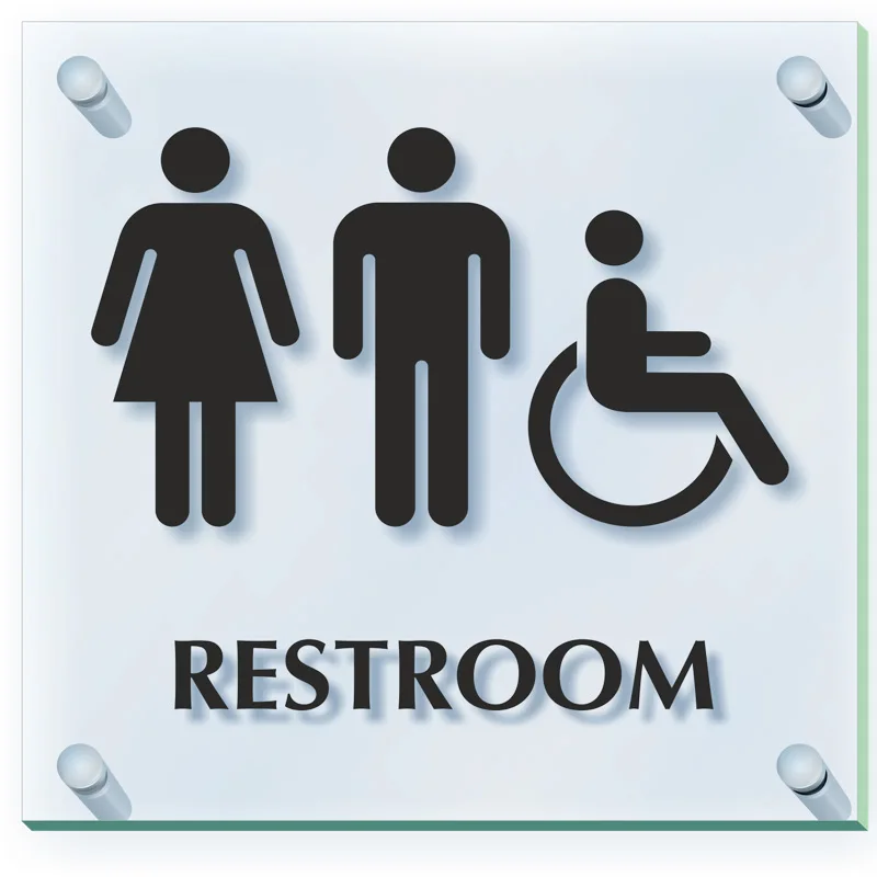 clear acrylic sign 8