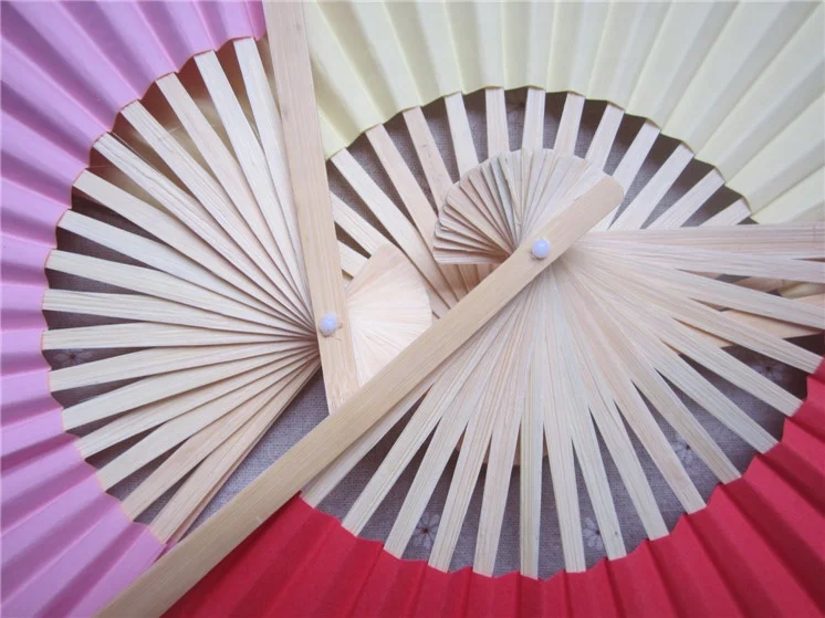 
9 бумажных ручных веера [I AM YOUR FANS], красочный бамбуковый веер для вечеринки, длина 23 см, для свадьбы, двусторонний бумажный веер, пластиковый 23 см * 40 см 