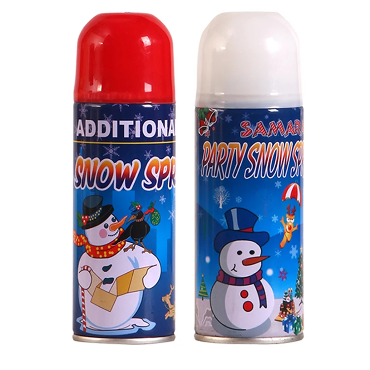 Рождественские украшения, пенопластовый спрей для снега, оптовая продажа, высококачественный спрей для снега на новый год