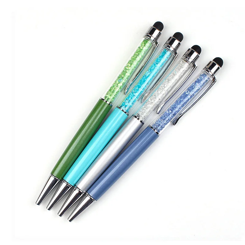 
Оригинальный заводской полноцветный вариант Пользовательский логотип напечатанный кристаллический Алмазный Стилус Хрустальная ручка 