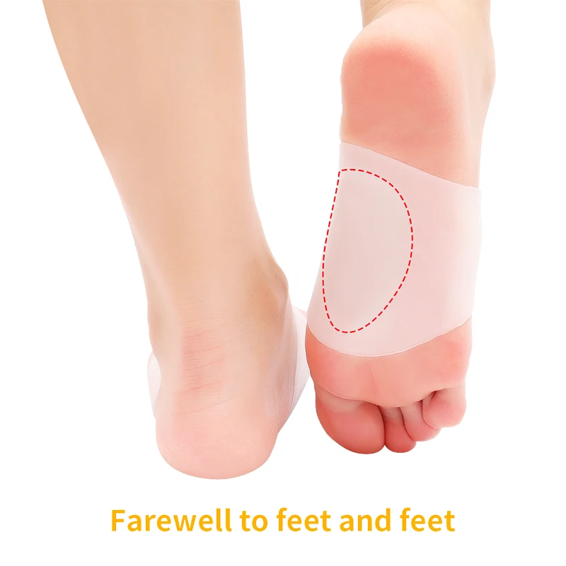 Супинатор большой размер силиконовая гелевая Подушка для ухода за ногами защита пальцев ног