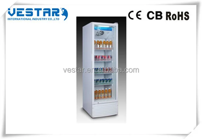 2016 Vestar 330L коммерческие холодильники для супермаркета Вертикальная Витрина Холодильник для супермаркета холодные напитки холодильник морозильные камеры