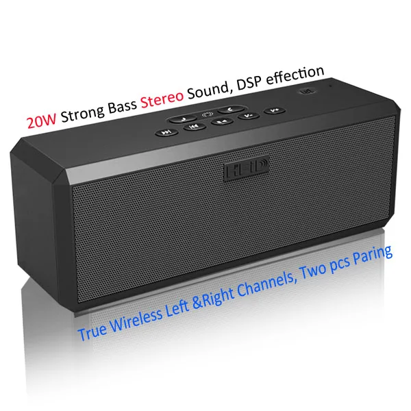 2021 горячая Распродажа гаджеты Профессиональный двухканальный стерео 20 Вт Bluetooth динамик