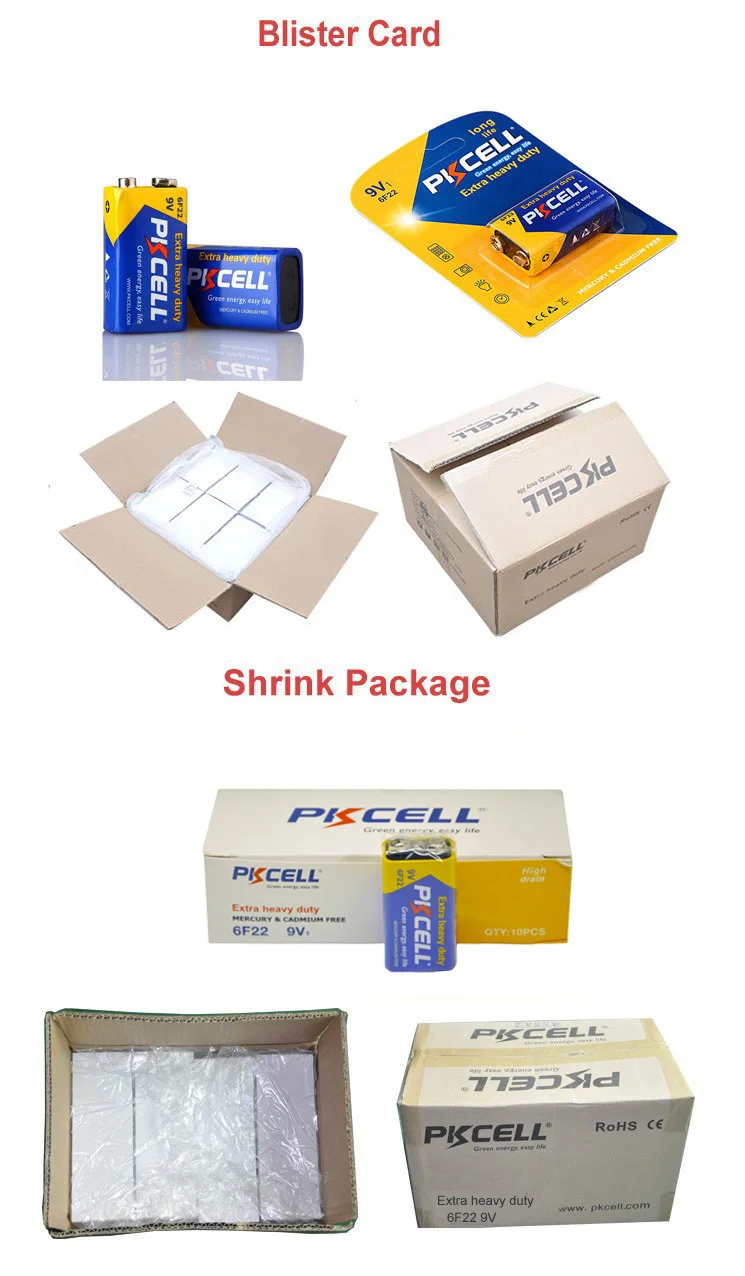 6f22 battery packing