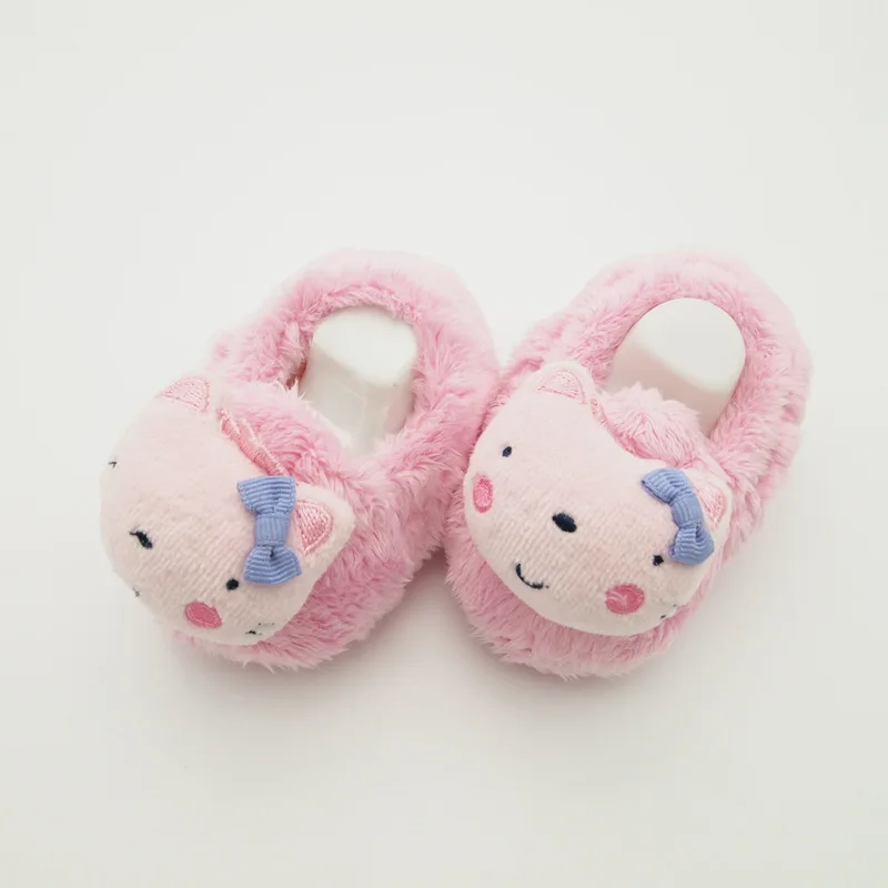 
Детская плюшевая обувь для девочек, обувь для новорожденных, зимняя обувь для малышей 