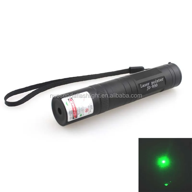 
 JD-850 532nm 100mW зеленая лазерная указка-одна точка (1x16340)  