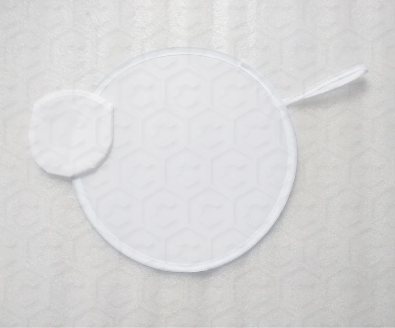 
 Полная белая отделка, белый цвет, Складной вентилятор с ремешком на запястье  