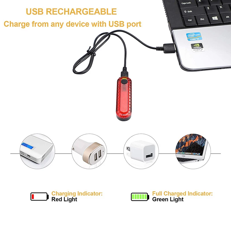 
Высококачественный Перезаряжаемый USB светодиодный задний фонарь Ningbo Goldmore, водонепроницаемый светодиодный задний фонарь для велосипеда 