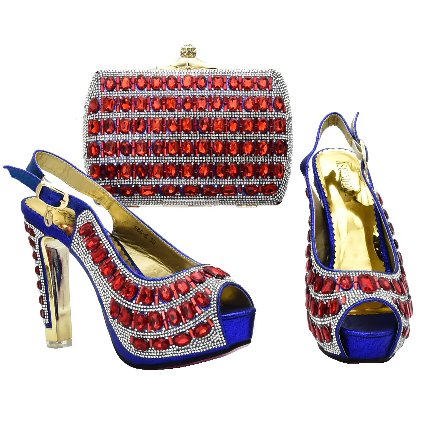 Высококачественная нигерийская женская обувь и сумка в комплекте подходящая