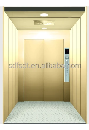 FUJIZY 1600kg Machine Room-Less Freight Elevator/Cargo Lift